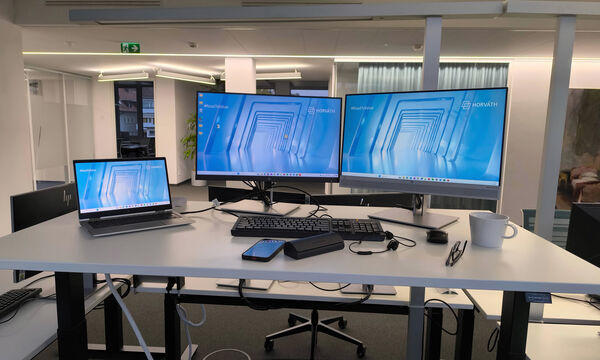 A terminal full of code